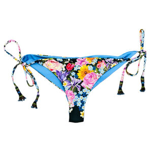 Agua Bendita Tammy Dreamin Floral Bikini Bottom Size Large NWT
